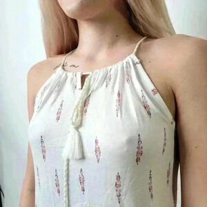 Braided Tassel Strap Tank Top NWT - 0/2